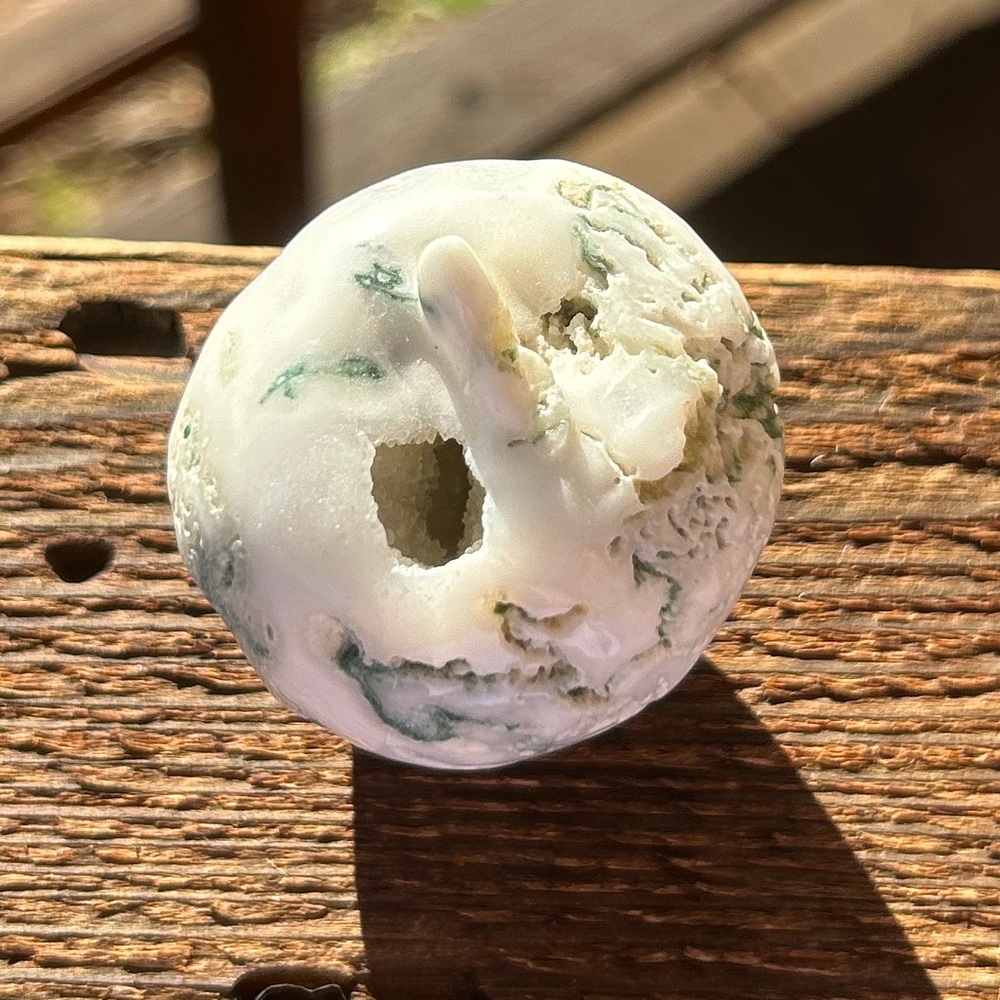 Moss Agate Apple 🍏